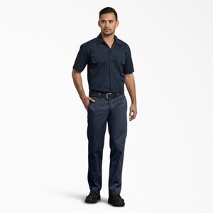 Dickies Slim Fit Work Pants in Dark Navy